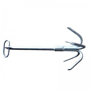 Horganyzott horganyzott 5 karom Grapnel horgony