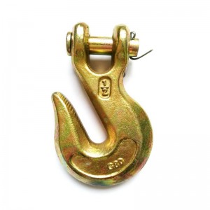 Amerikai típus Kovácsolt Sárga Cink G80 Clevis Grab Hook